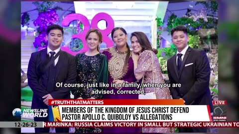 Members of the Kingdom of Jesus Christ defend Pastor Apollo C. Quiboloy vs allegations