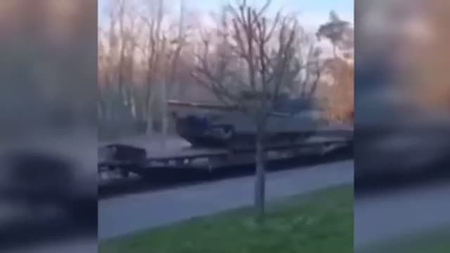 M1A2 Abrams tanks in Germany /Poland journey #ukraine #War