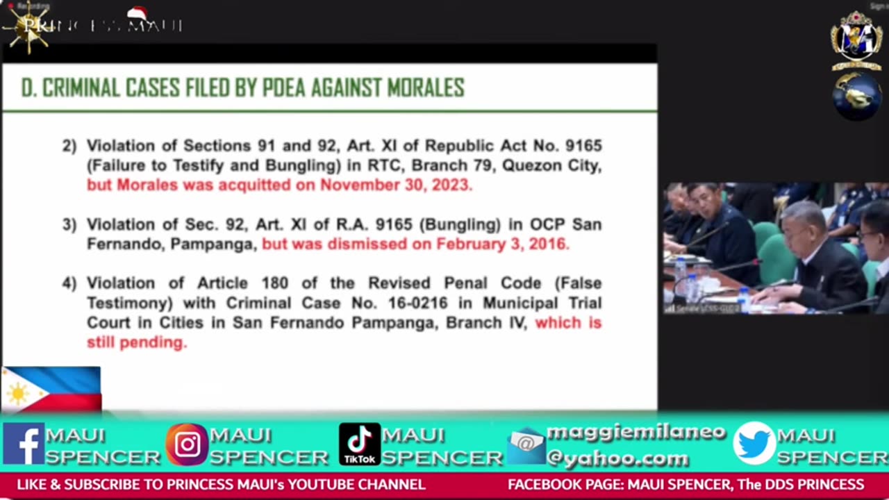 SENATE INVESTIGATION ON PDEA LEAKS 04/30/2024