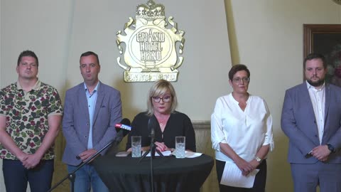 Mimořádná tisková konference k situaci ve Znojmě