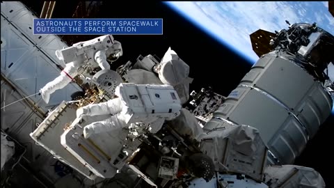 Stepping out for a spacewalk at the space station on this week nasa