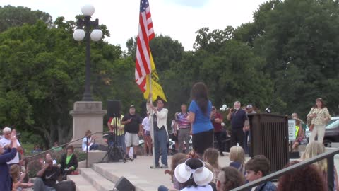 Conservative Activists at Arkansas Rally against Vaccine Mandates 3