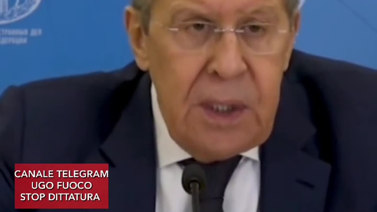 Lavrov sintetizza in 5 minuti 100 anni di verità storiche negate.