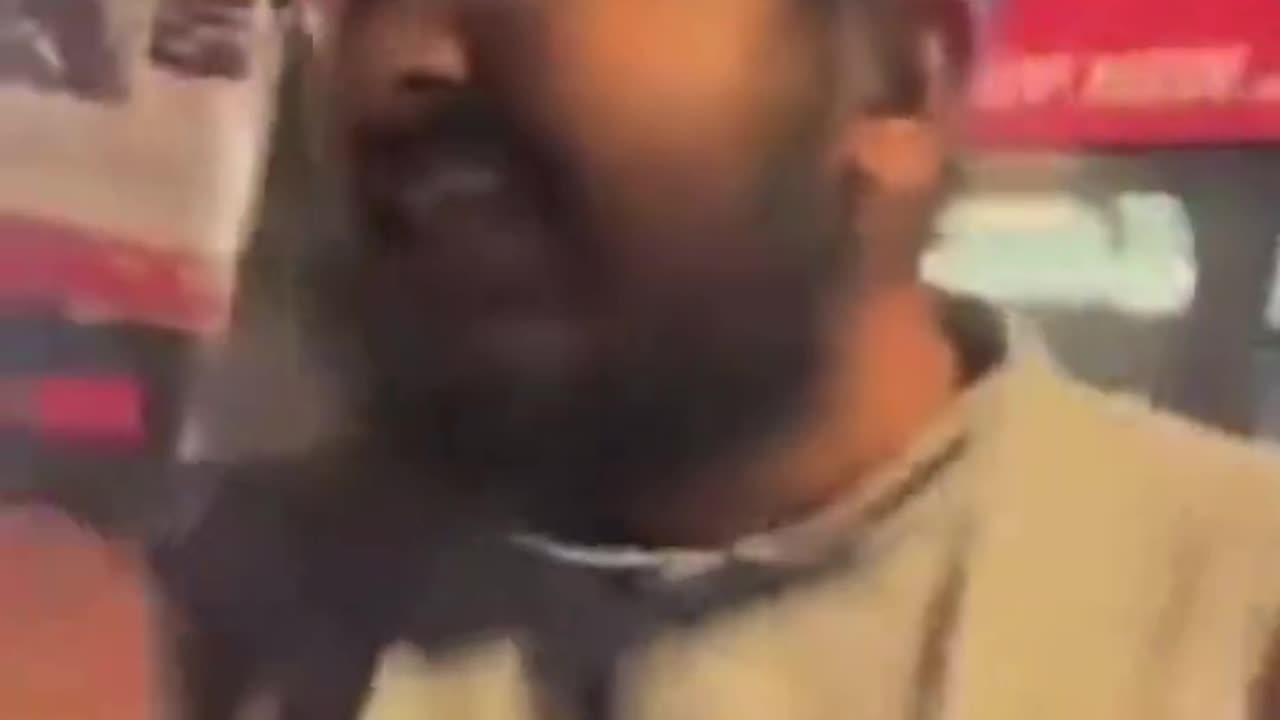 man erupts at Rutgers University in New Jersey for putting up posters of Israeli kidnapped by Hamas.