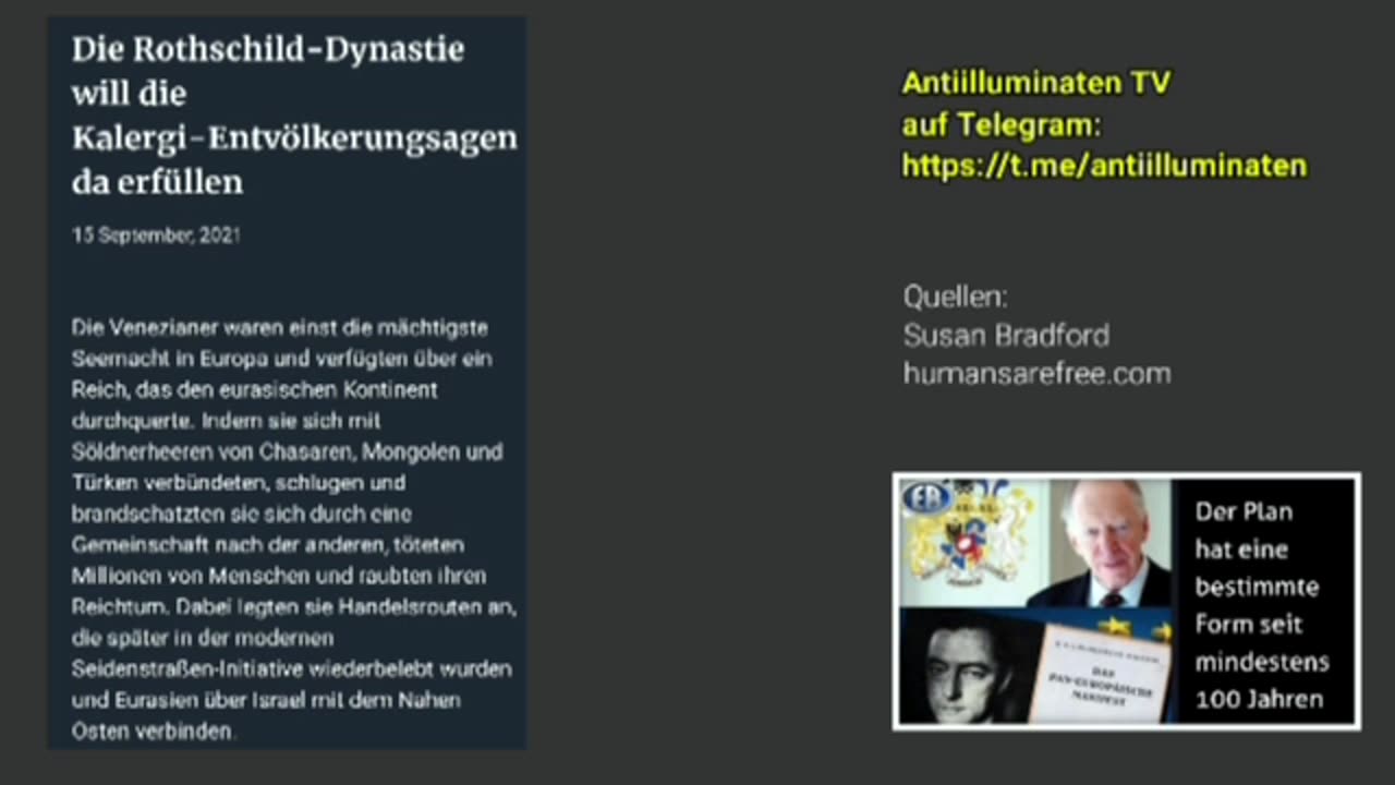 Die Rothschild-Dynastie und die Erfüllung der Coudenhove-Kalergi Entvölkerungsagenda