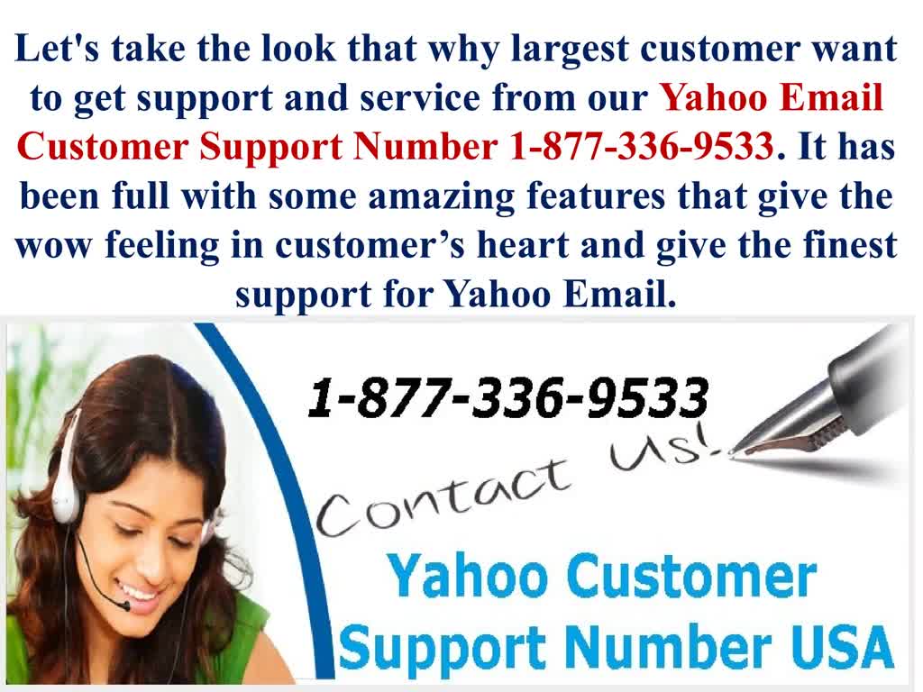 Yahoo Customer Support 1-877-336-9533 Number USA