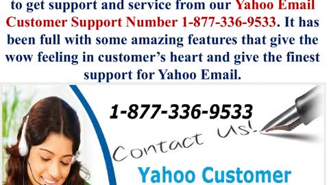 Yahoo Customer Support 1-877-336-9533 Number USA