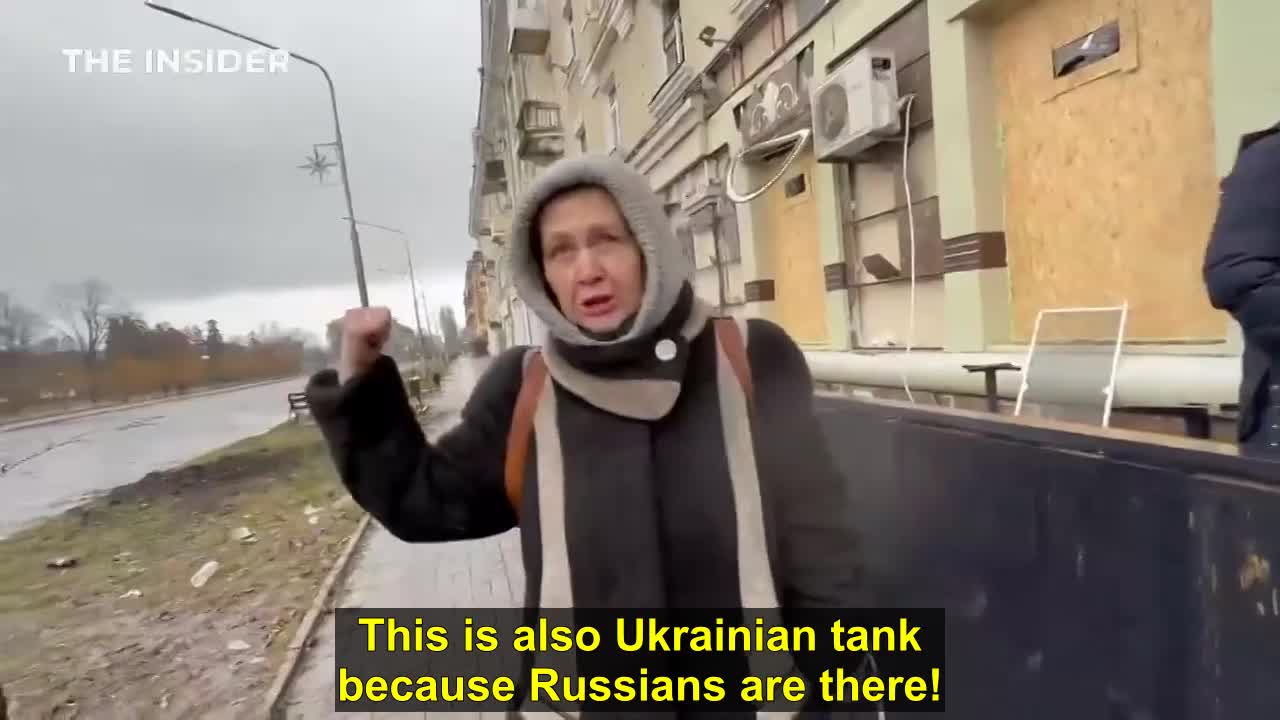 "It's the Ukrainian tanks that are firing at us"