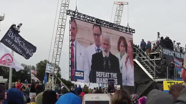 Dr. Robert Malone speaks to thousands in DC