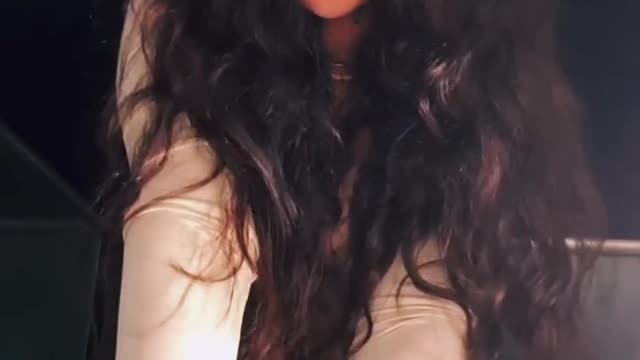 Cute girl showing her talent 💦🤤