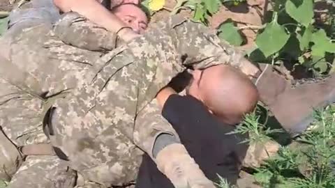 Weird challenge - did someone get taped to another person?