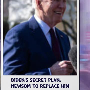 Biden Drops Clue: Newsom as Dems' 'Plan B' for Presidency? #short