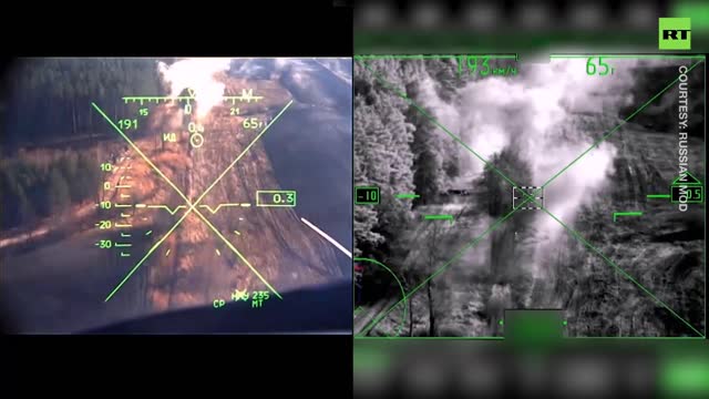 Russian Ka-52 helicopters destroy Ukrainian military targets