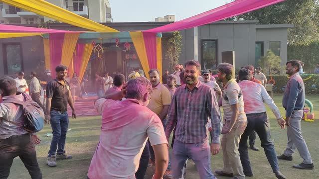 Holi celebration of my office 2