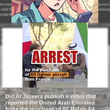 Fact Check: FAKE Al Jazeera Video Shows UAE Froze France Fighter Jet Deal Over Telegram CEO Arrest