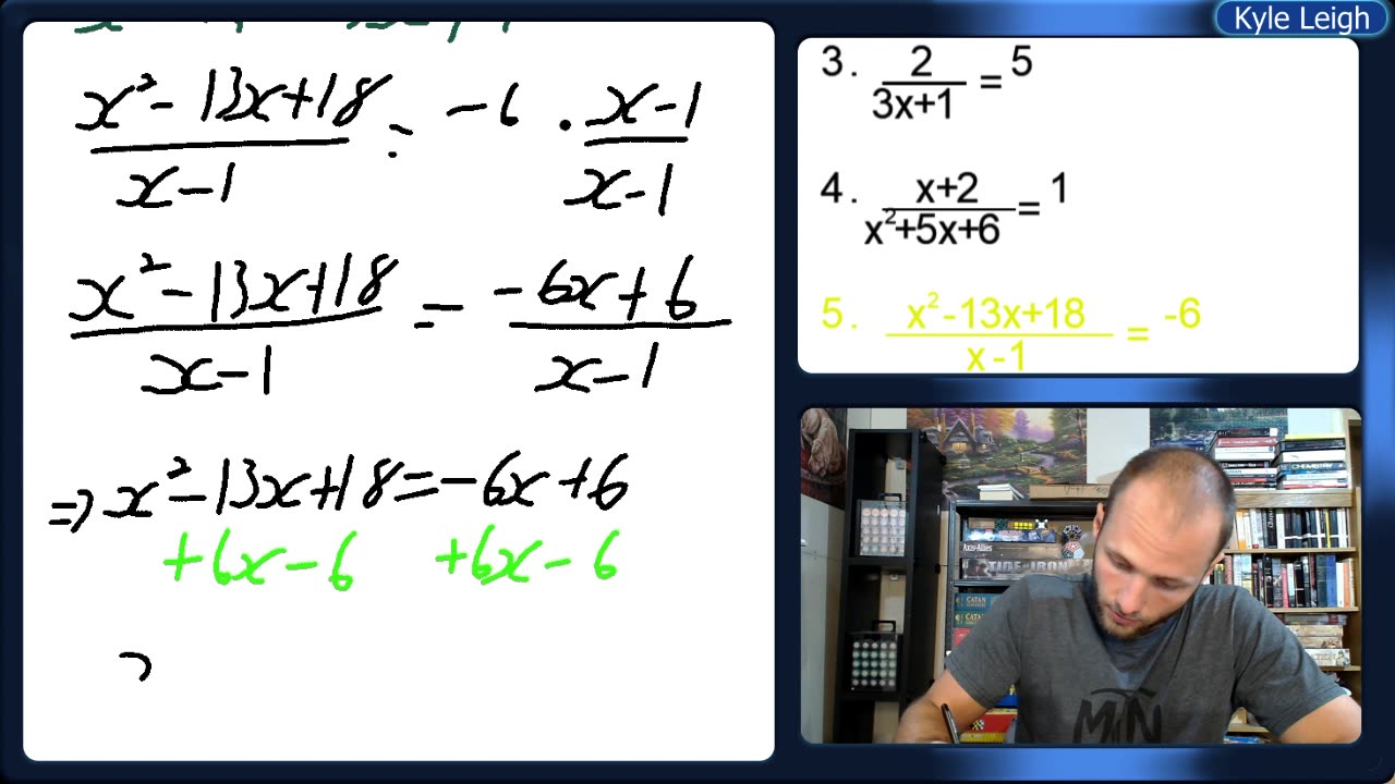 Solving rational equations