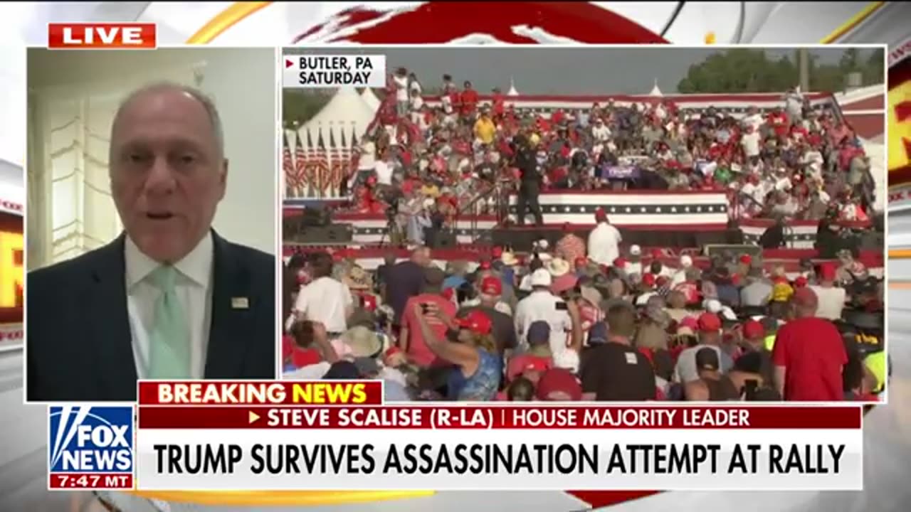 One side tries to ‘demonize’ Trump- Steve Scalise Fox News