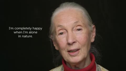 Dr. Jane Goodall - a wonderful message for humanity @ 3:33