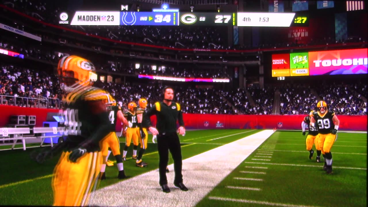 Madden: Indianapolis Colts vs Green Bay Packers (Super Bowl-Touchdowns)