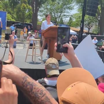 AOC’s rally today in the Bronx. Democrats future Presidential nominee.