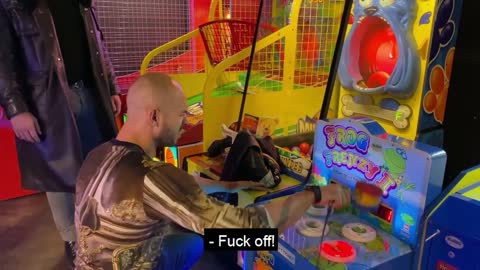 Andrew and Tristan Tate playing games