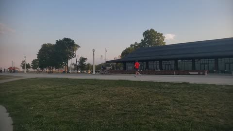 A Relaxing Moment Along Chicago's Lakefront