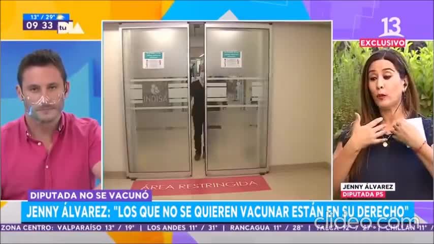 Diputada Chilena Jenny Álvarez explica porque no confía en la inyección covid