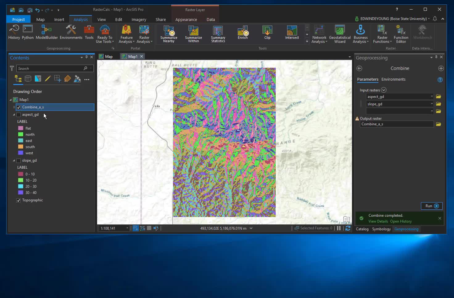 Raster Combine Tool