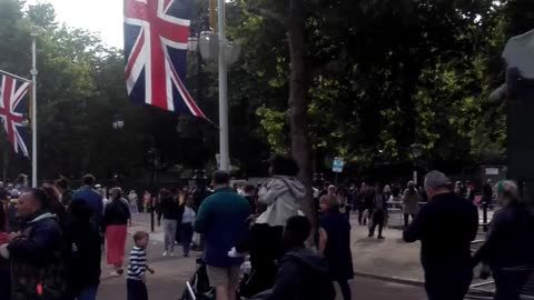 fiesta de la reina antes del concierto buckingham palace