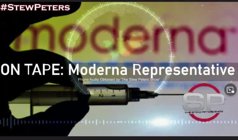 Moderna rep admits everyone is part of an experiment