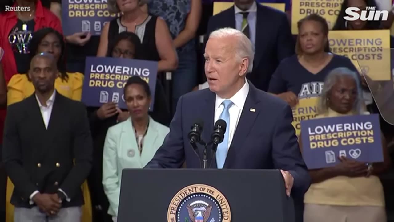 Joe Biden brands Trump ‘Donald Dump’ as Kamala Harris takes the lead at first joint rally