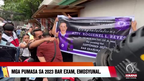 Mga pumasa sa 2023 Bar Exam, emosyunal.