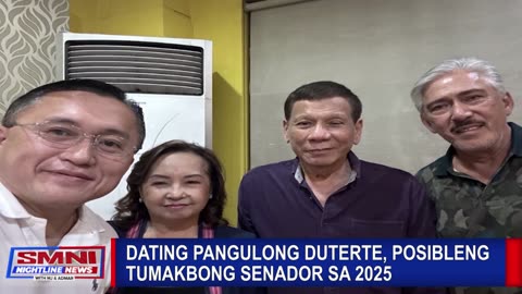 Dating Pangulong Duterte, posibleng tumakbong senador sa 2025