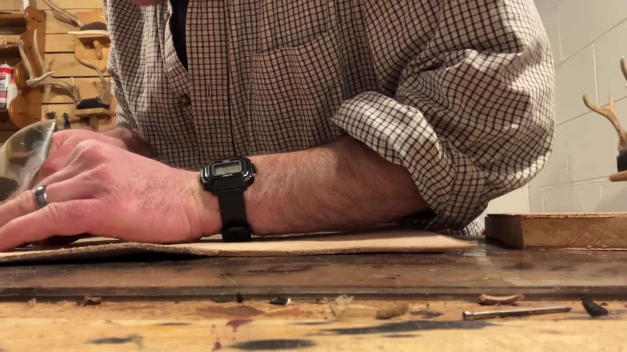 Making a cavalry style holster part 1