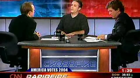 2004 - Crossfire with Jon Stewart & Tucker Carlson