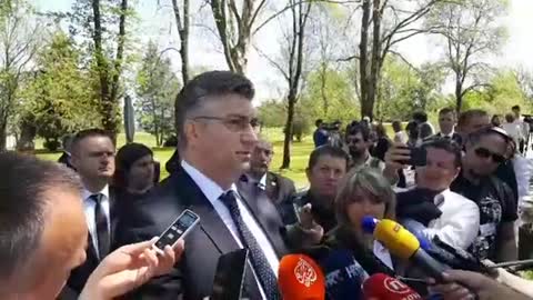Plenković nakon komemoracije u Jasenovcu