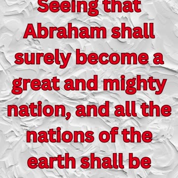 "Genesis 18:18 - The Promise of Blessing and Favor"