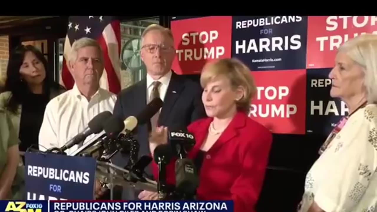 Group of Arizona Republican politicians ENDORSE Kamala Harris. Take a listen