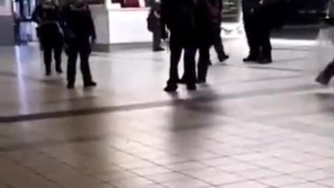 Melbourne, Australia: The police assaulted this man for the benefit of his and others 'health.'