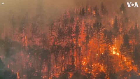 McKinney Fire Burns in Klamath National Forest