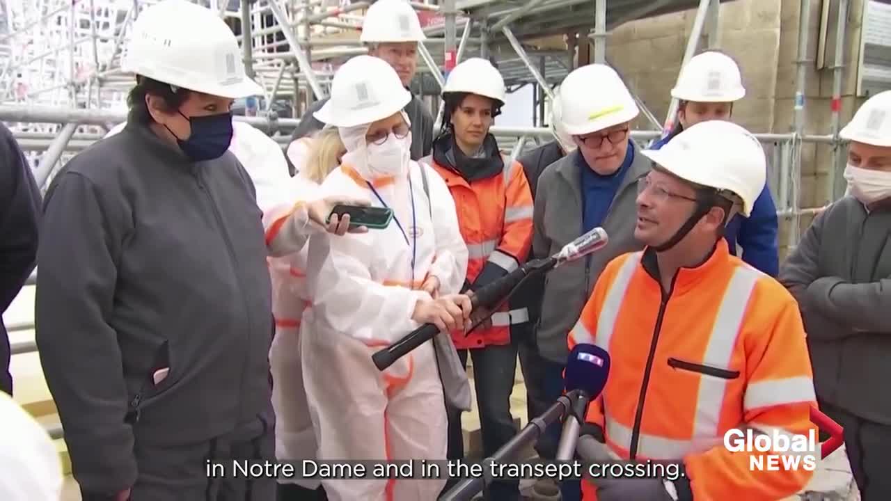 Ancient sarcophagus found under Notre-Dame cathedral amid restorations