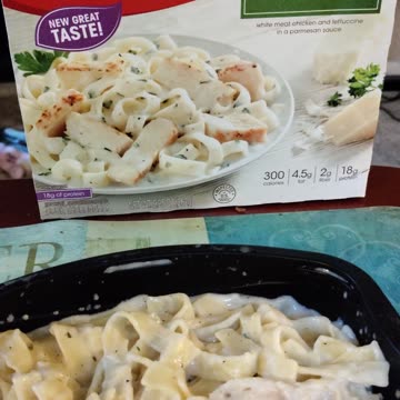 Eating Smart Ones Chicken Fettuccine, Dbn, MI, 10/10/23