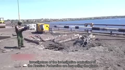Russian occupiers are making new improvements to the ZSU on the Antonivsky bridge in Kherson