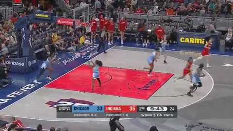 US Sports Basketball Feat. Chicago Sky vs. Indiana Fever WNBA Highlights