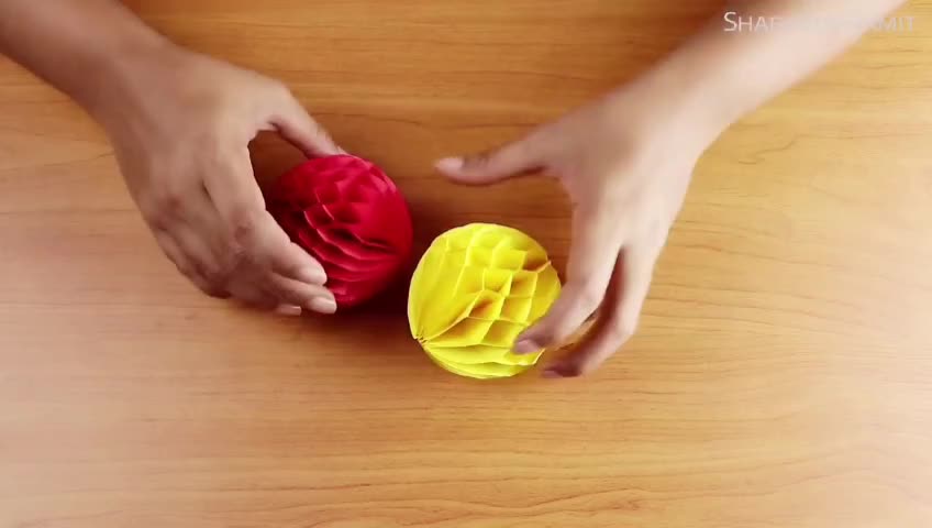 How to Make a Paper Honeycomb Ball