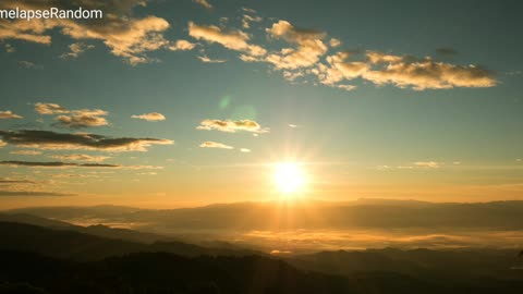 Timelapse sunset