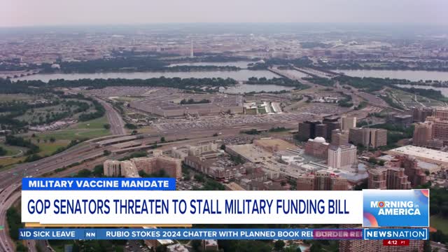 GOP threatens to stall military funding bill Morning in America