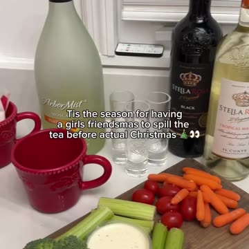 I hosted a Christmas party in my tiny house.!.