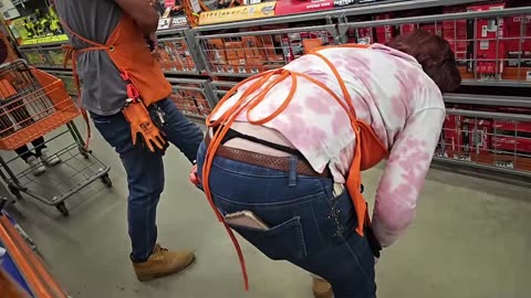 Home Depot Employee Thong Slip