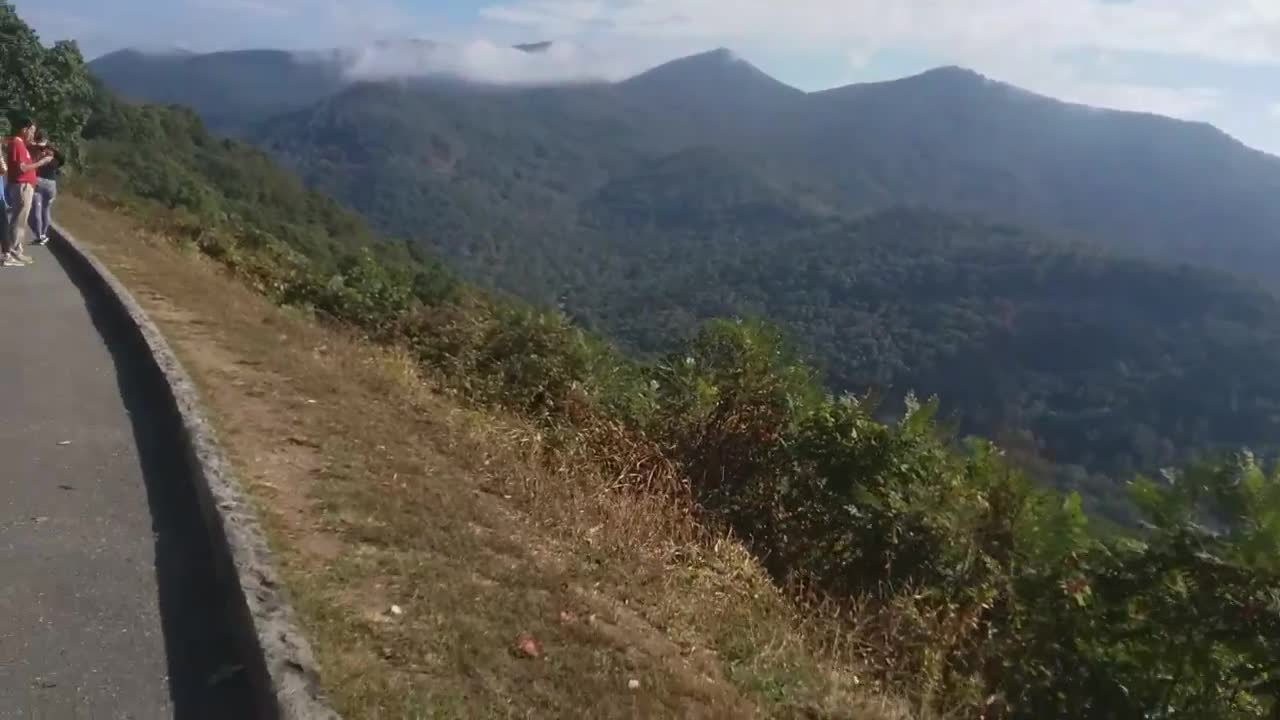 Tanbark Ridge Overlook, Blue Ridge Parkway Near Asheville, NC